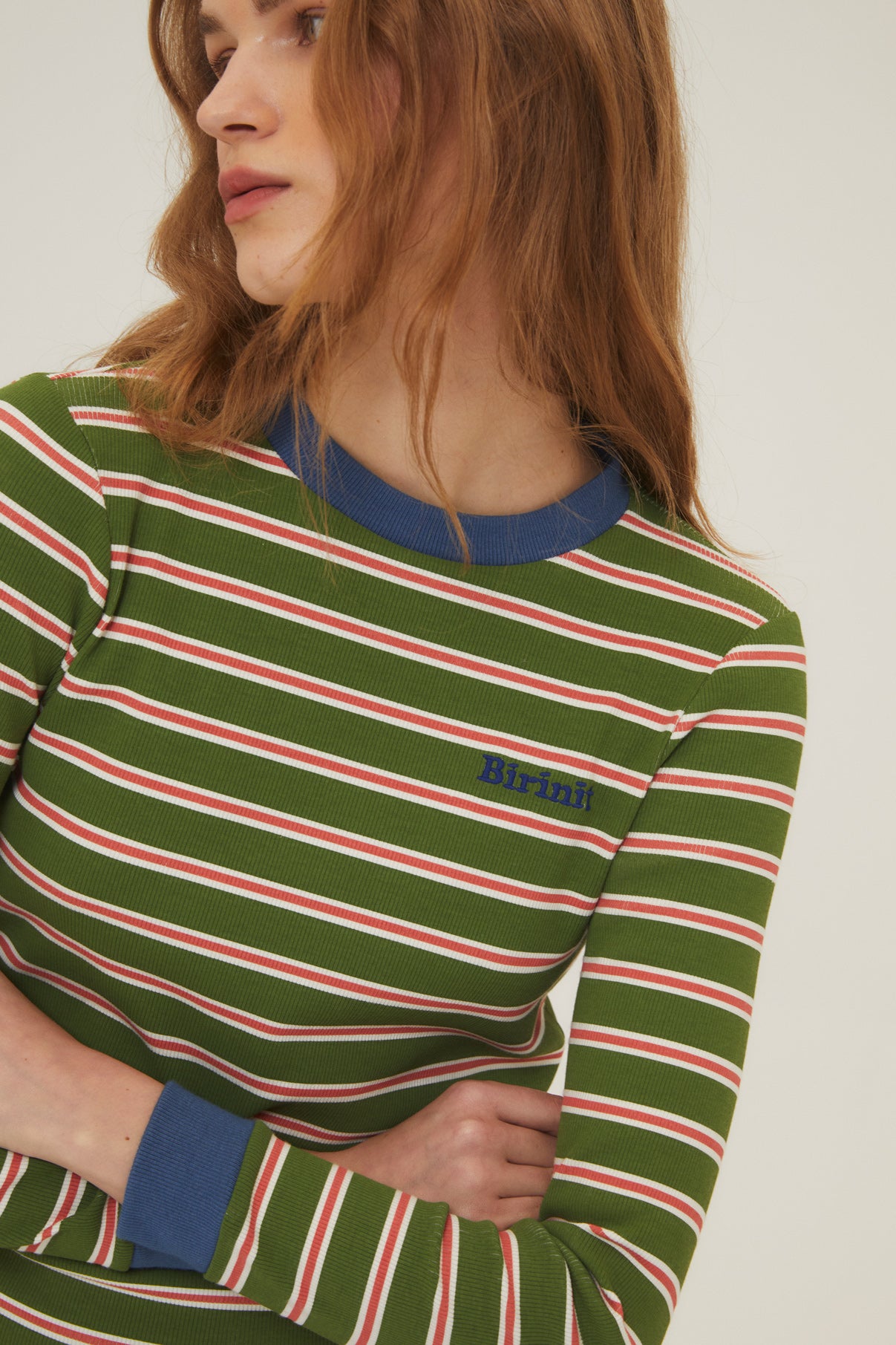 Woman Antique stripe t-shirt