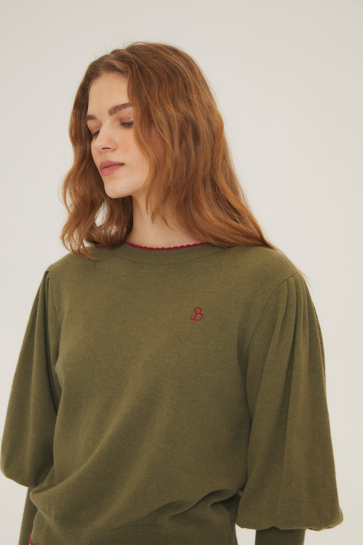 Woman Green Antique knit sweater