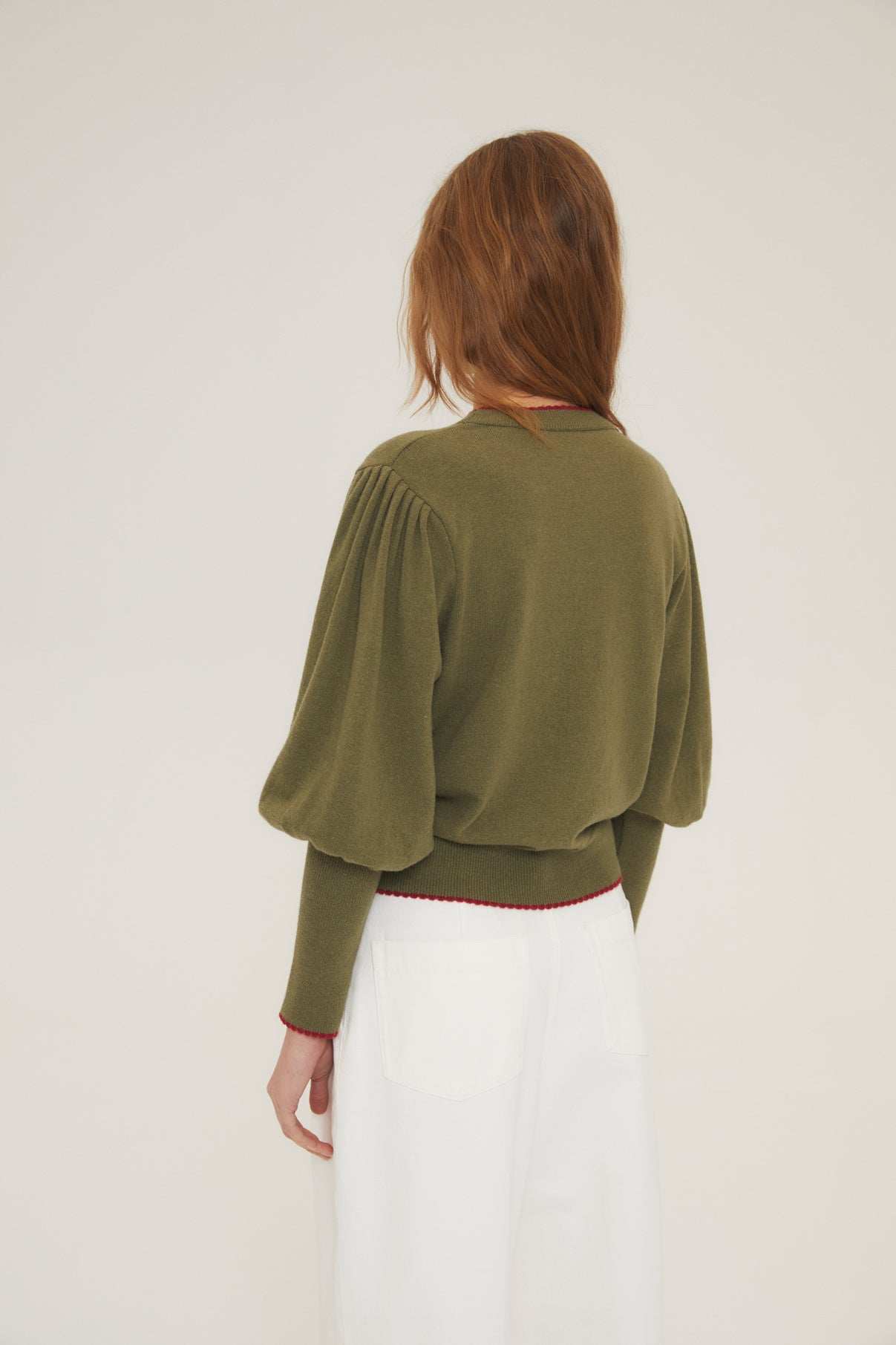 Woman Green Antique knit sweater