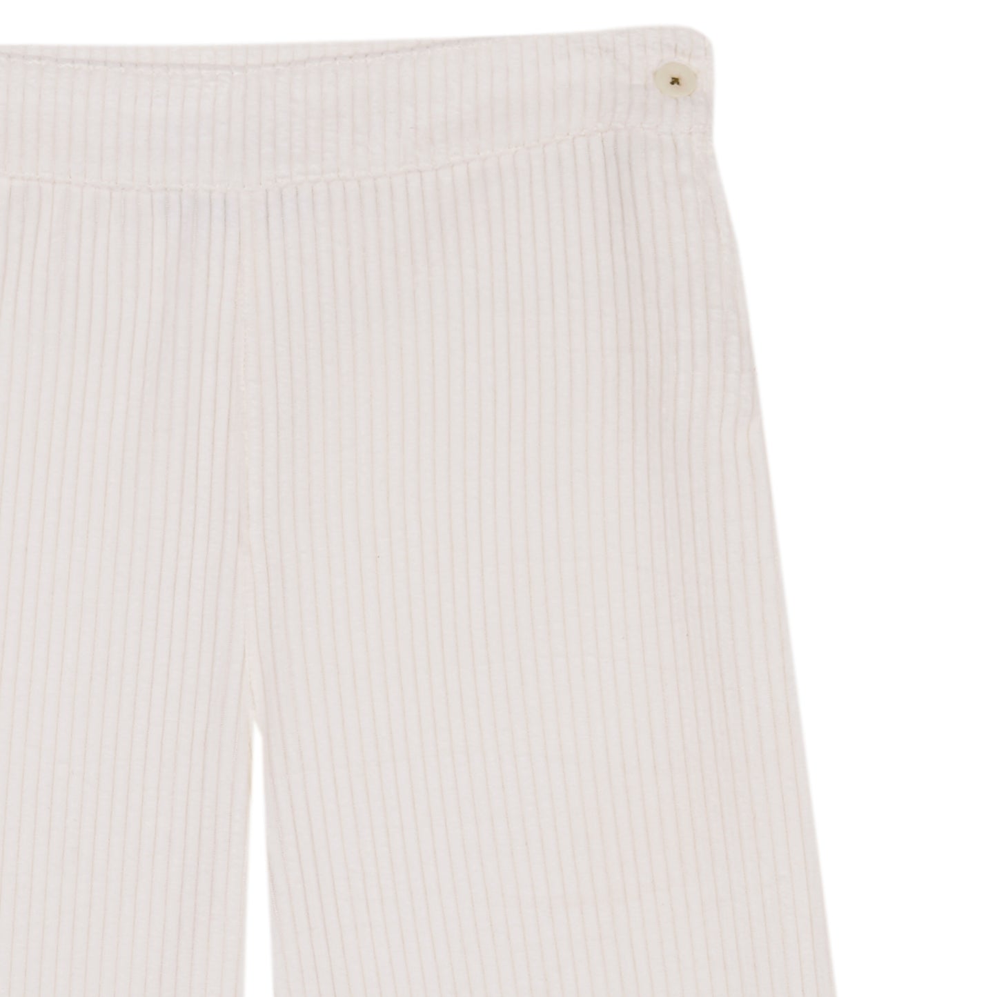 Women's raw corduroy bell-bottom trousers