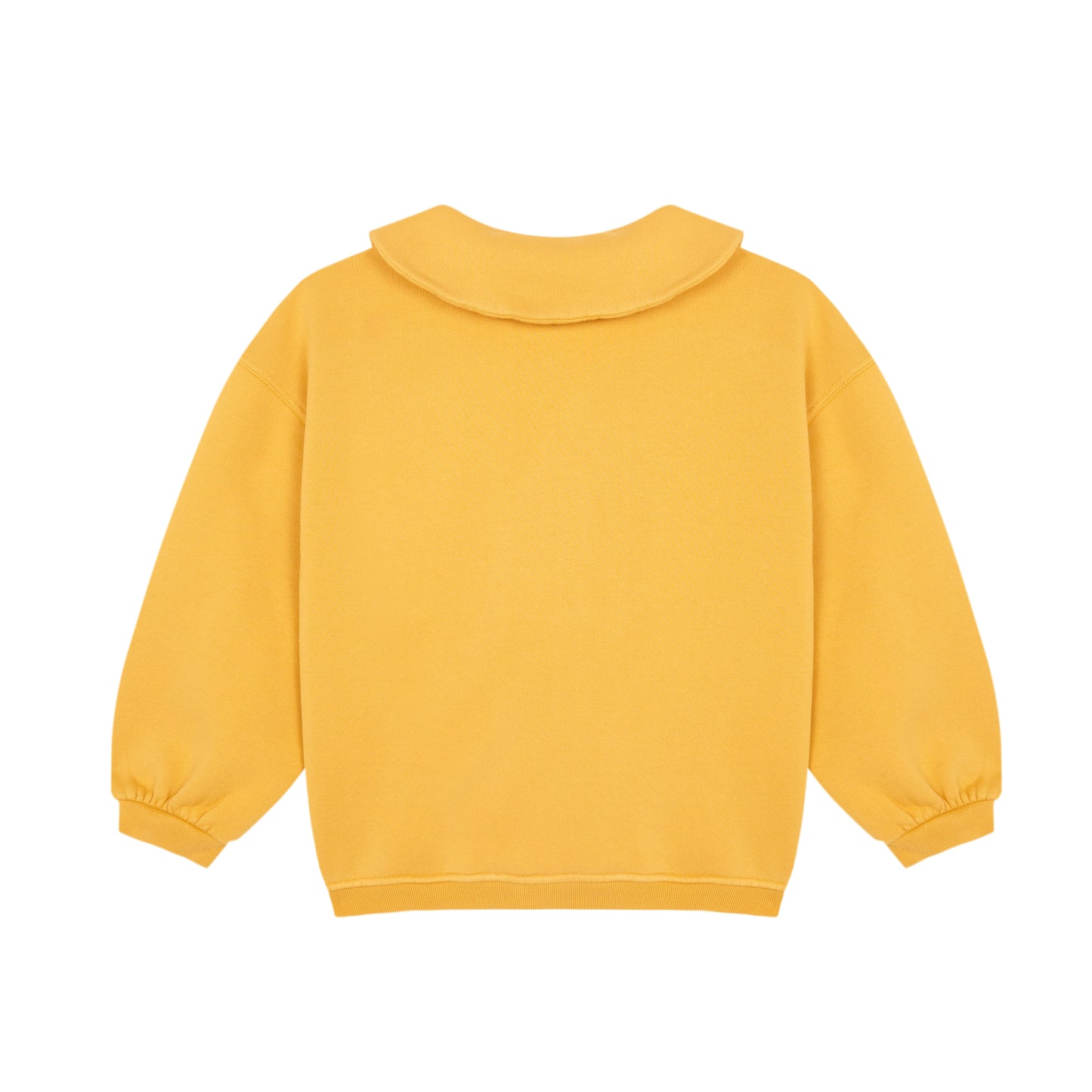 Mustard embroidered hoodie