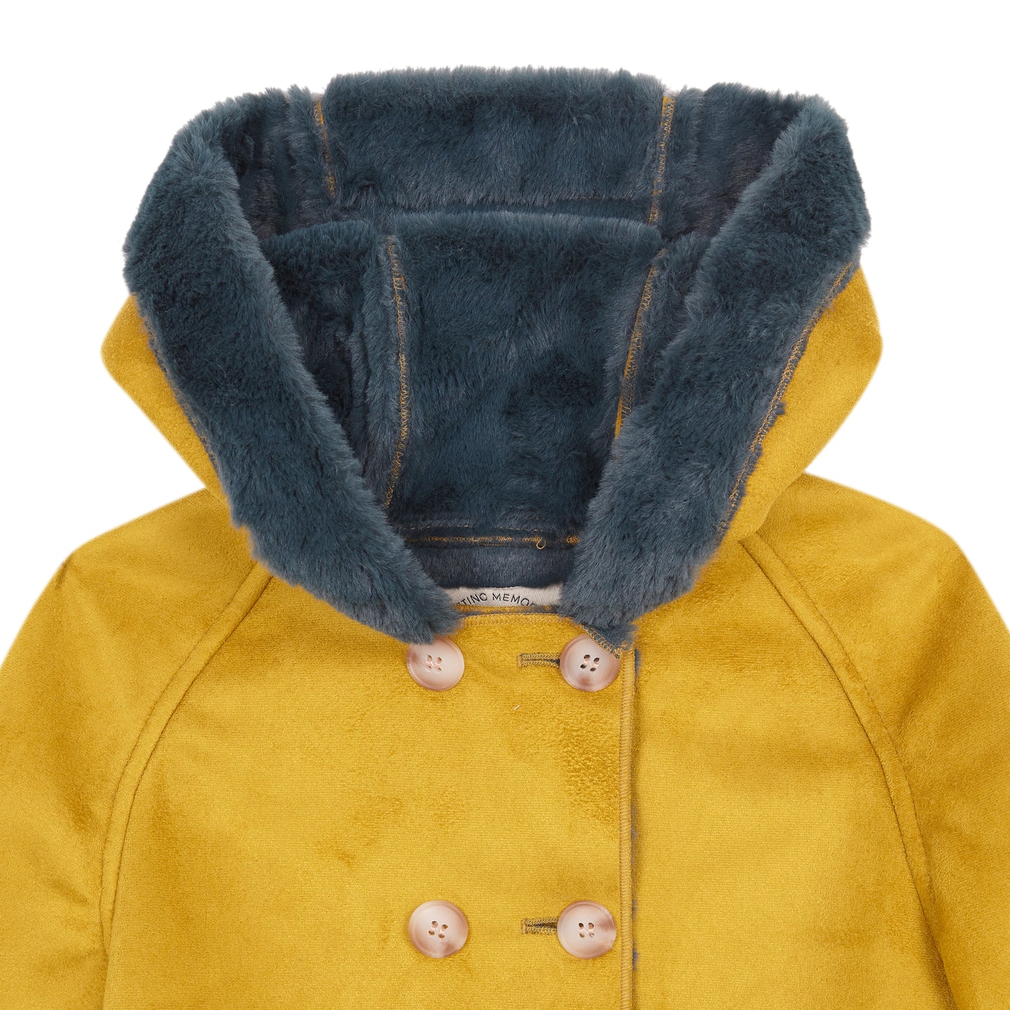 Van Gogh Mustard coat with hood