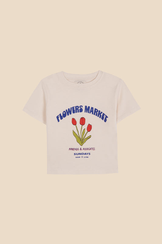 Camiseta Flowers Market baby
