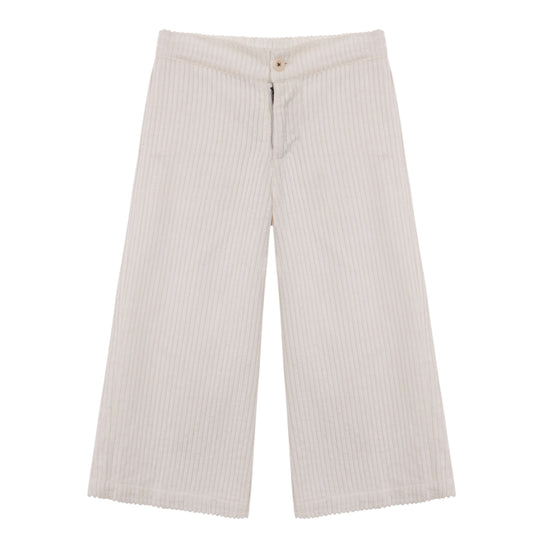 Pantalón campana pana cruda baby