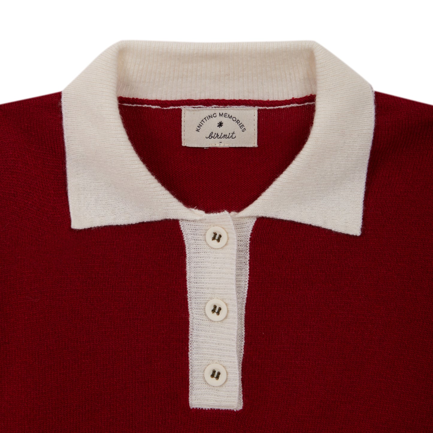 Burgundy Biri knit sweater baby