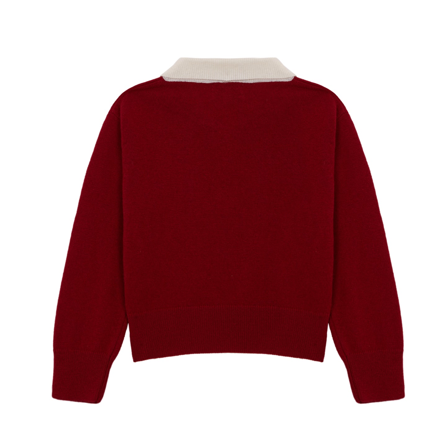 Burgundy Biri knit sweater baby