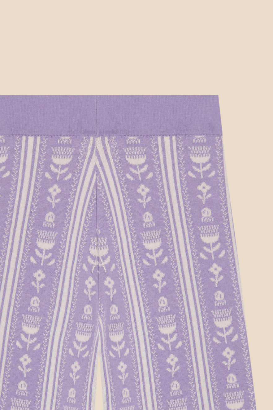 Lilly Flower bell bottom pants