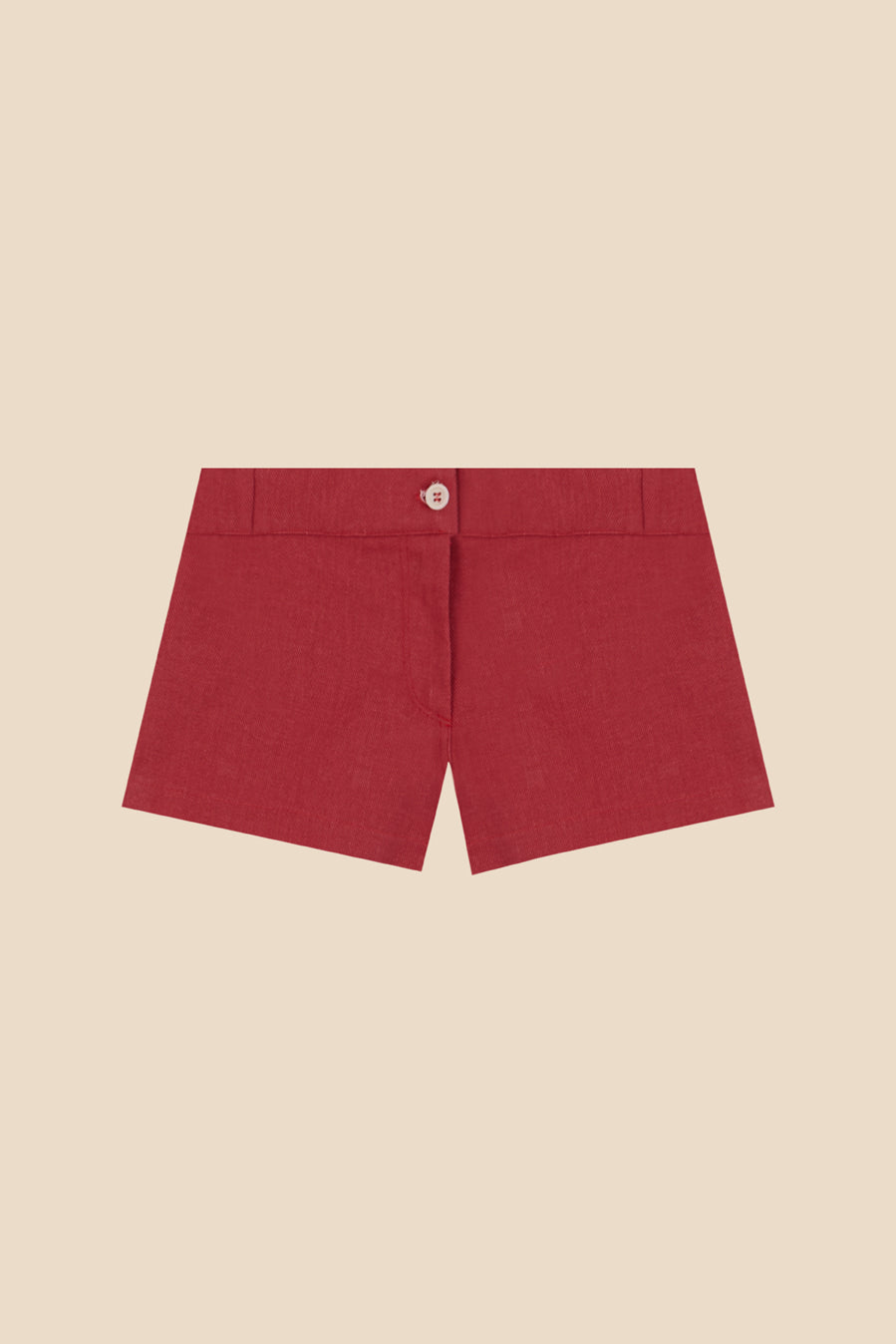 Cherry bermuda denim shorts