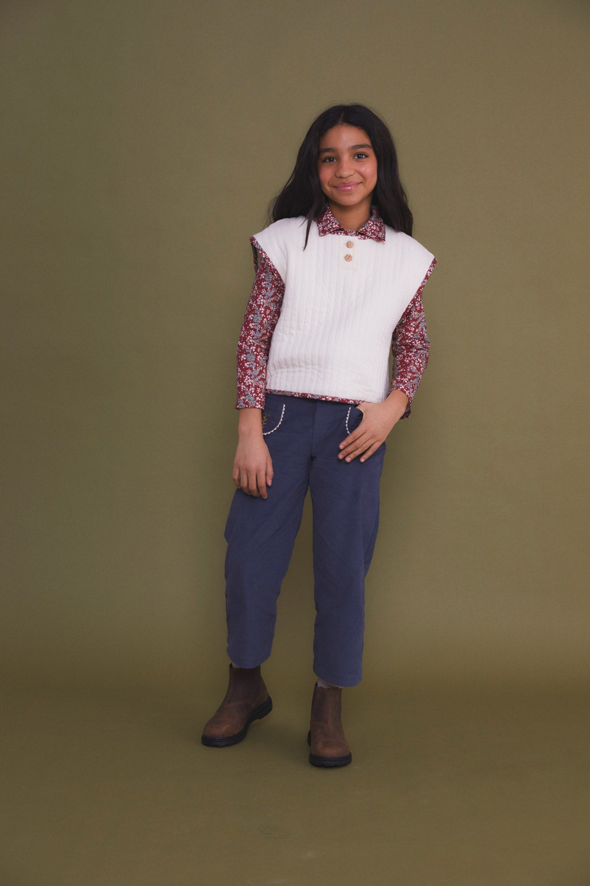 Hurlingham quilted vest kid