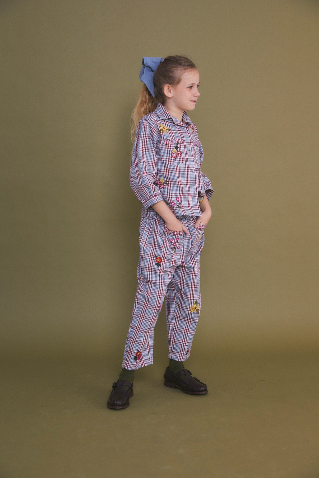 Lob embroidered shirt