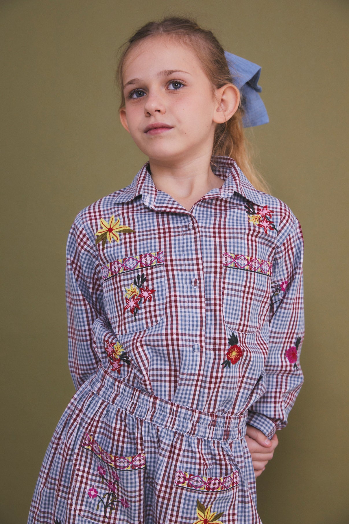 Lob embroidered shirt