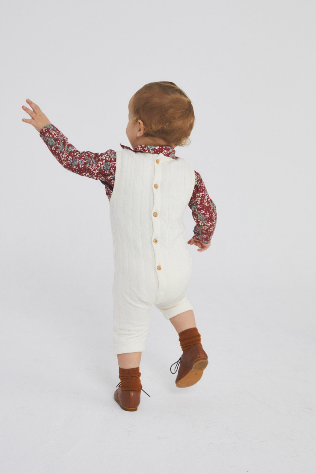 Gri Ivory quilted overall