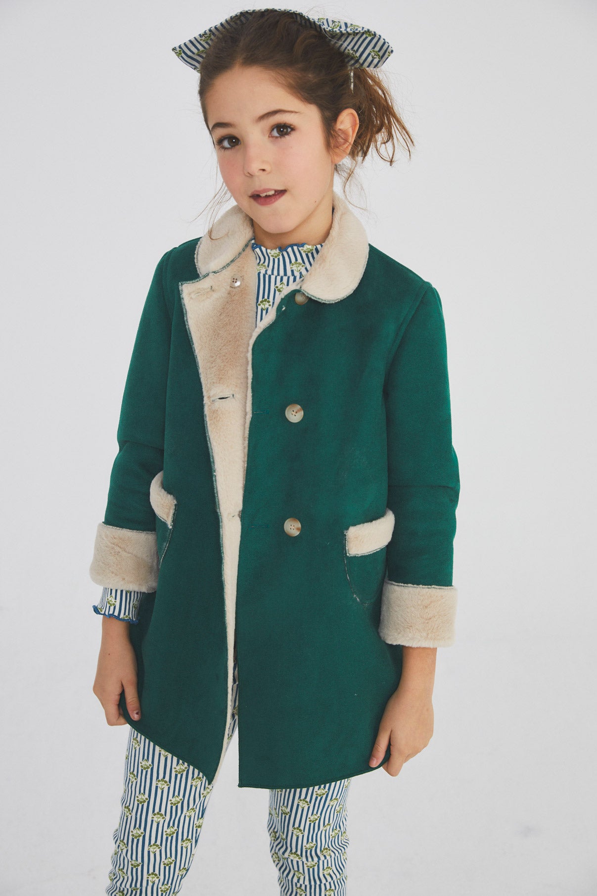 Van Gogh Olive short coat
