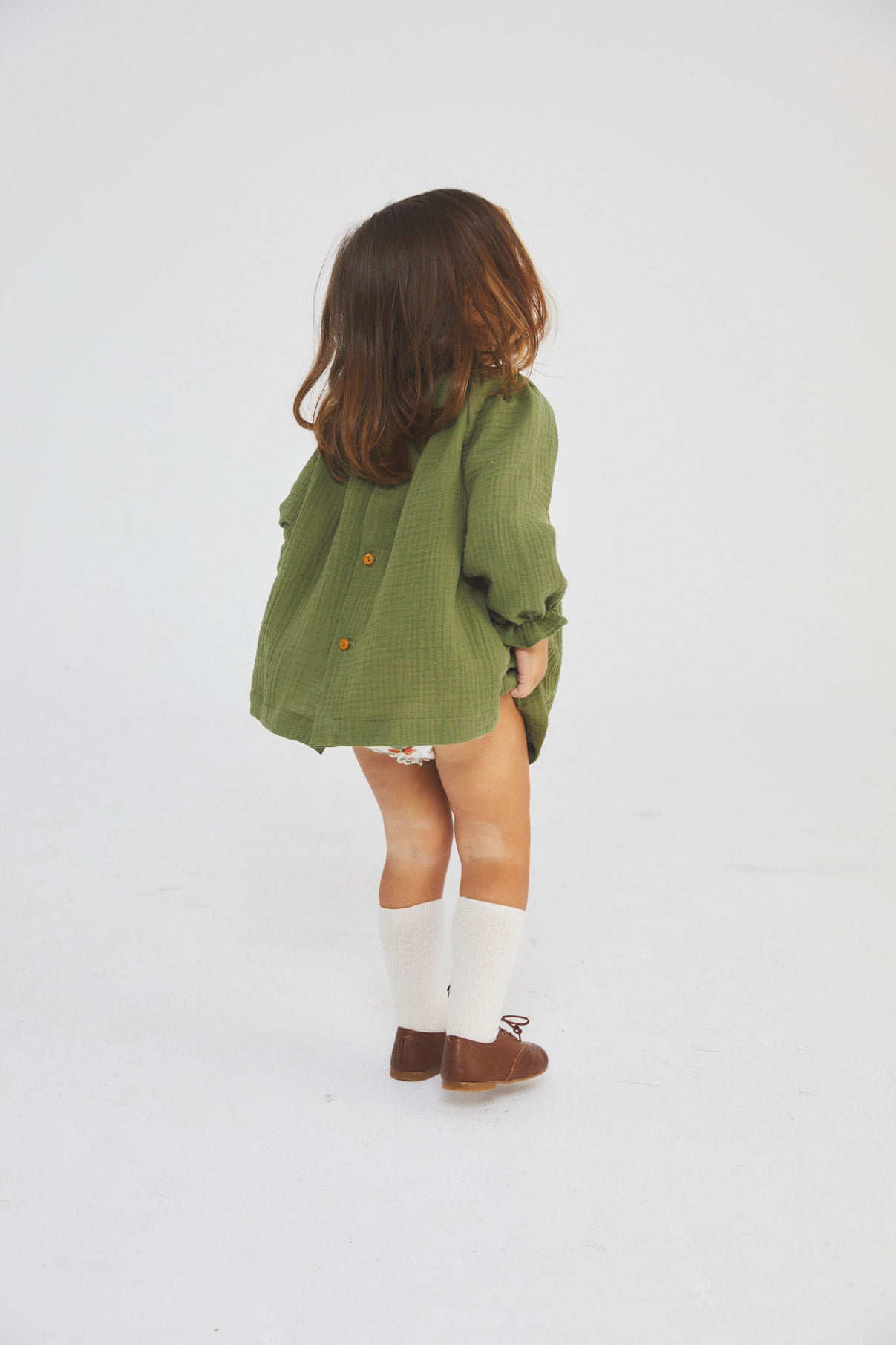 Lorraine smocked blouse and bloomer set