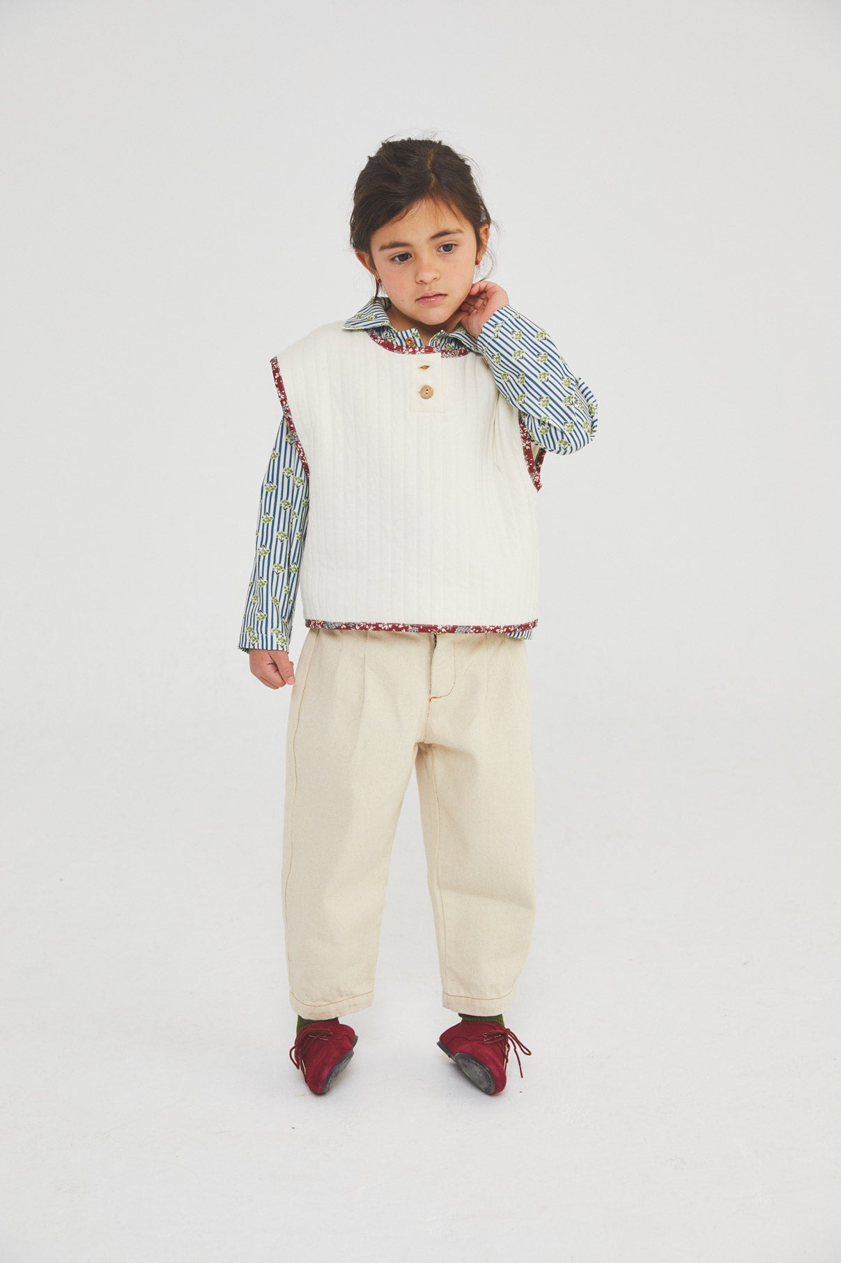 Hurlingham quilted vest kid