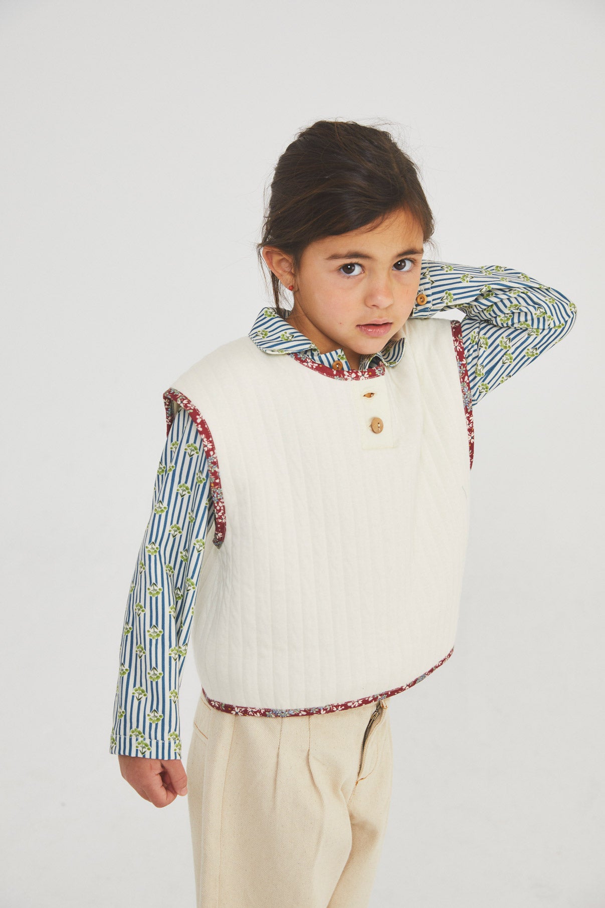 Hurlingham quilted vest kid