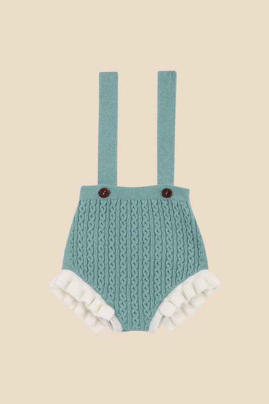 Mint knit straps bloomer