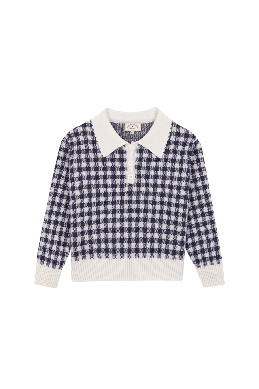 Jersey punto Biri vichy Navy