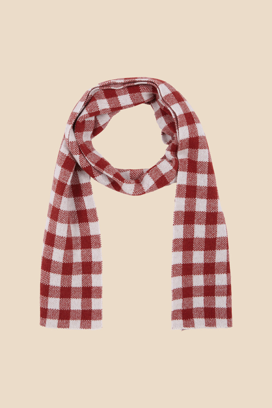 Bufanda punto vichy Russet niño