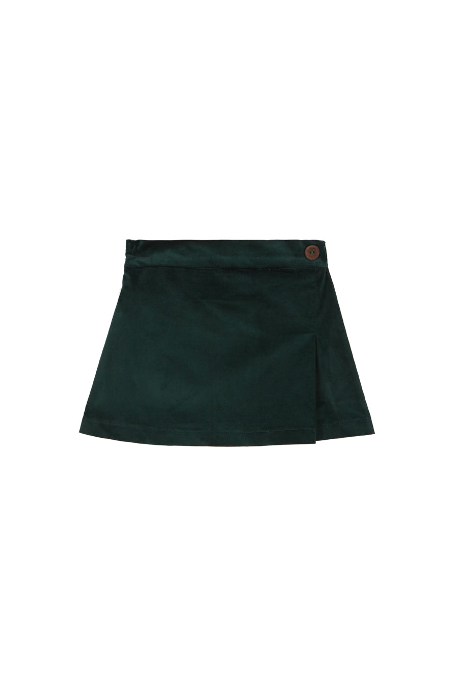 Mini Falda velvet Verde