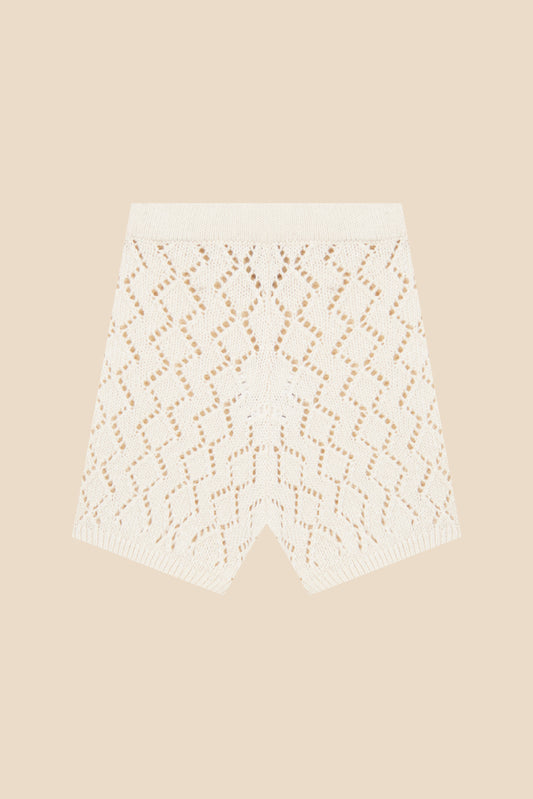 Short Ivory calado