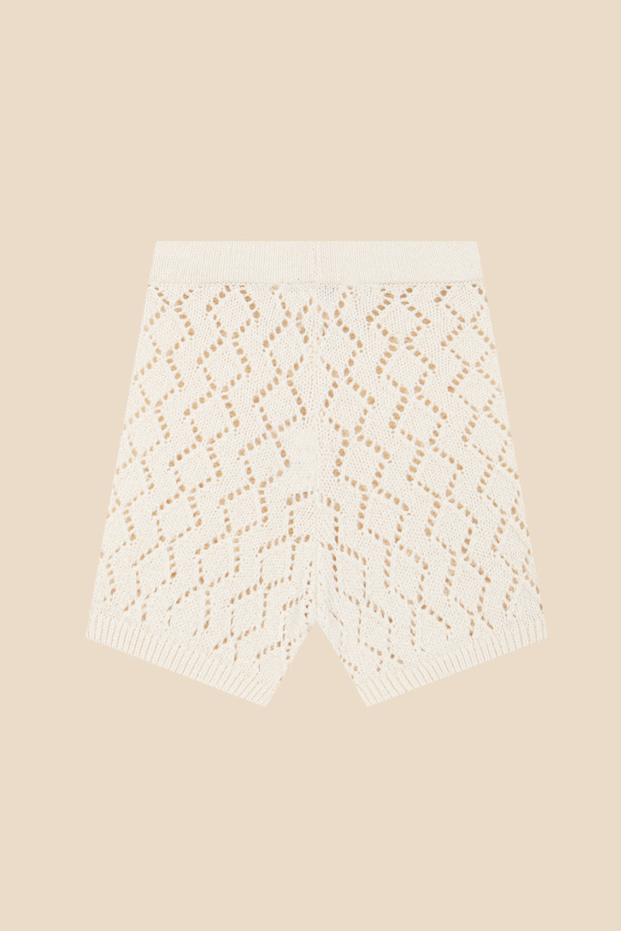 Short Ivory calado
