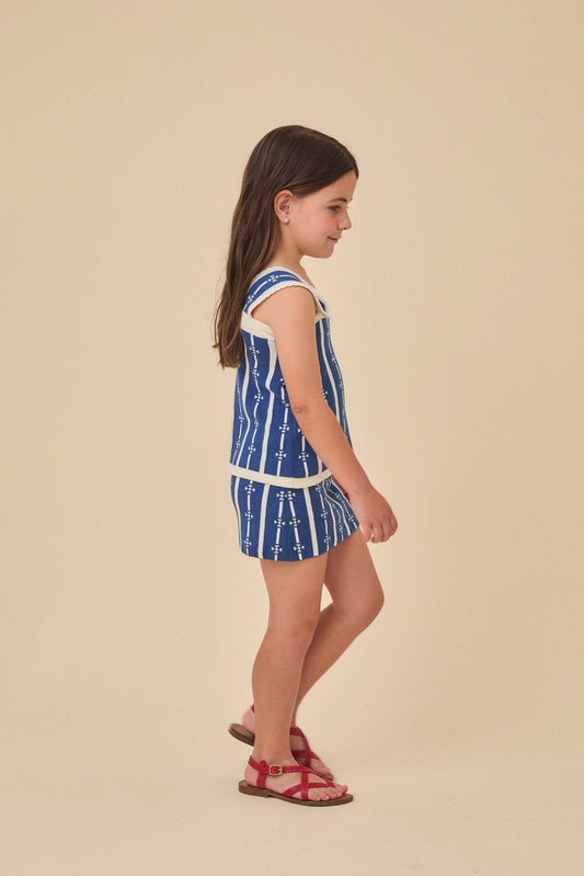 Mini falda Flor Marine