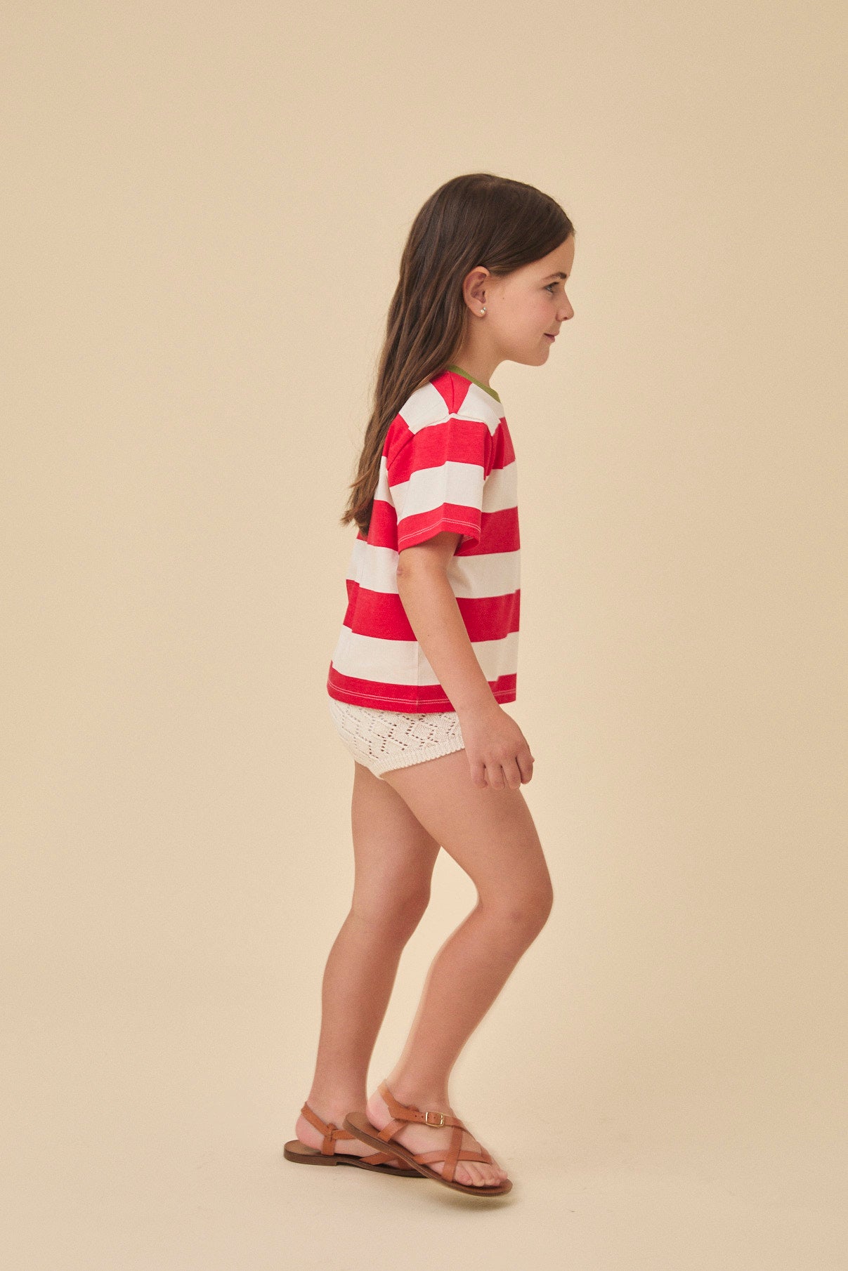 Short Ivory calado