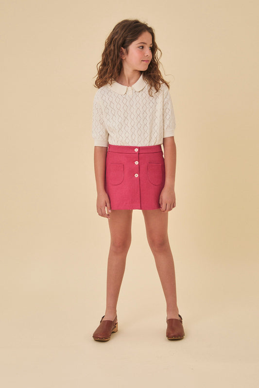 Mini falda denim Cherry
