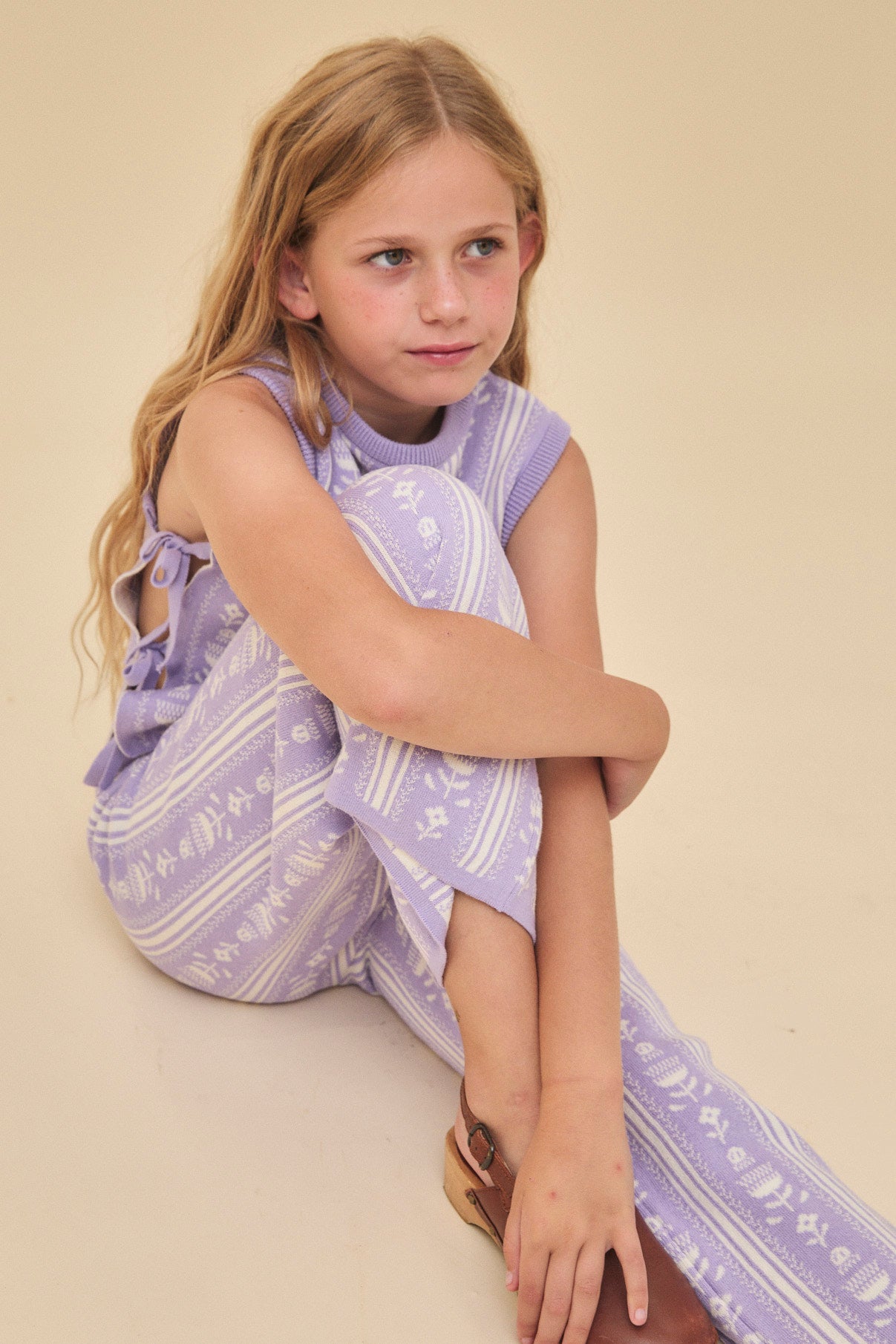 Lilly Flower bell bottom pants