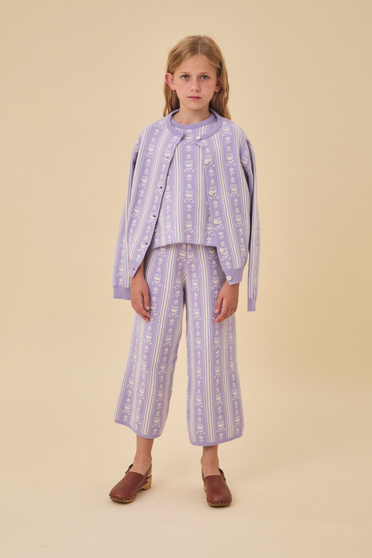 Lilly Flower bell bottom pants