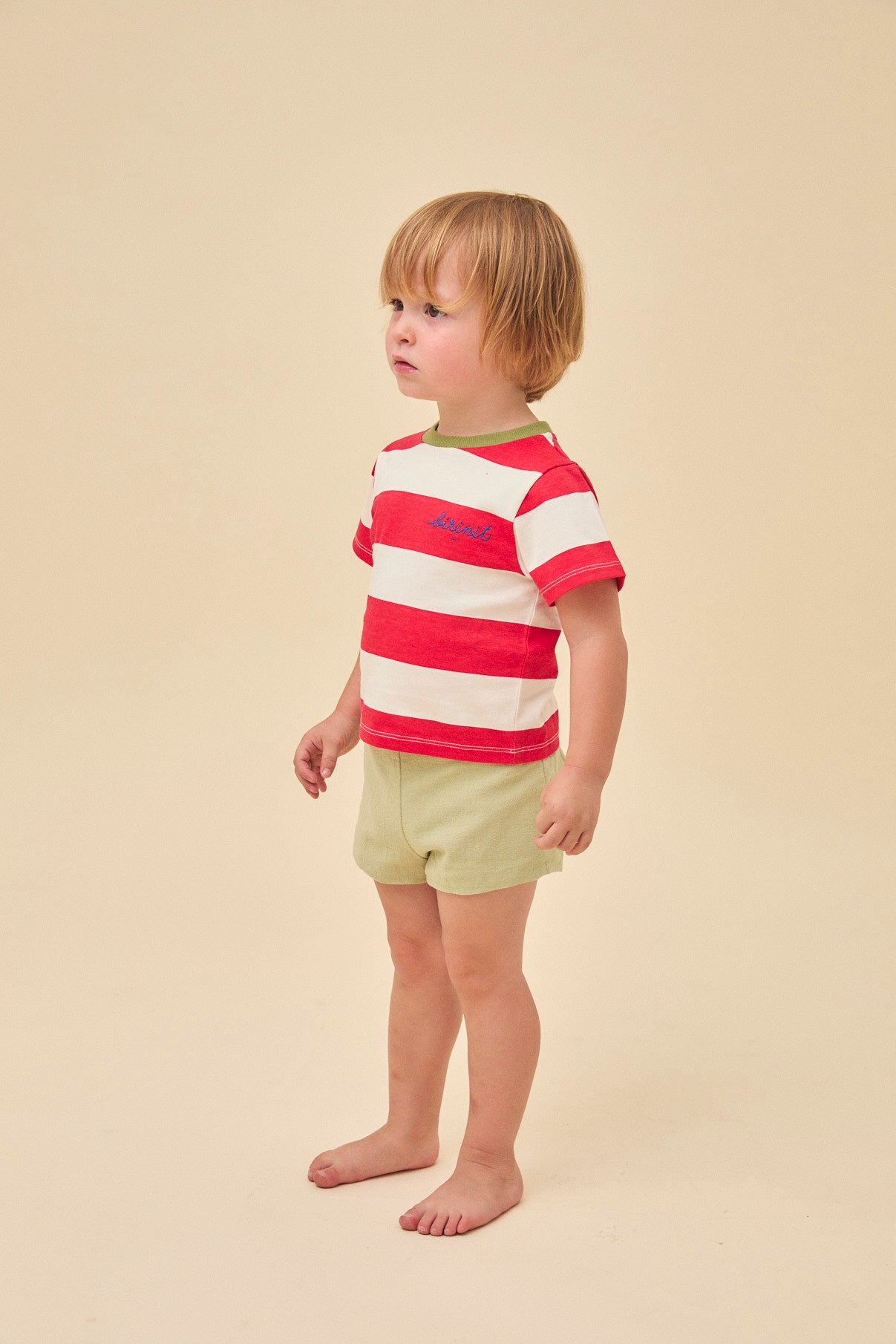 Red stripes t-shirt baby