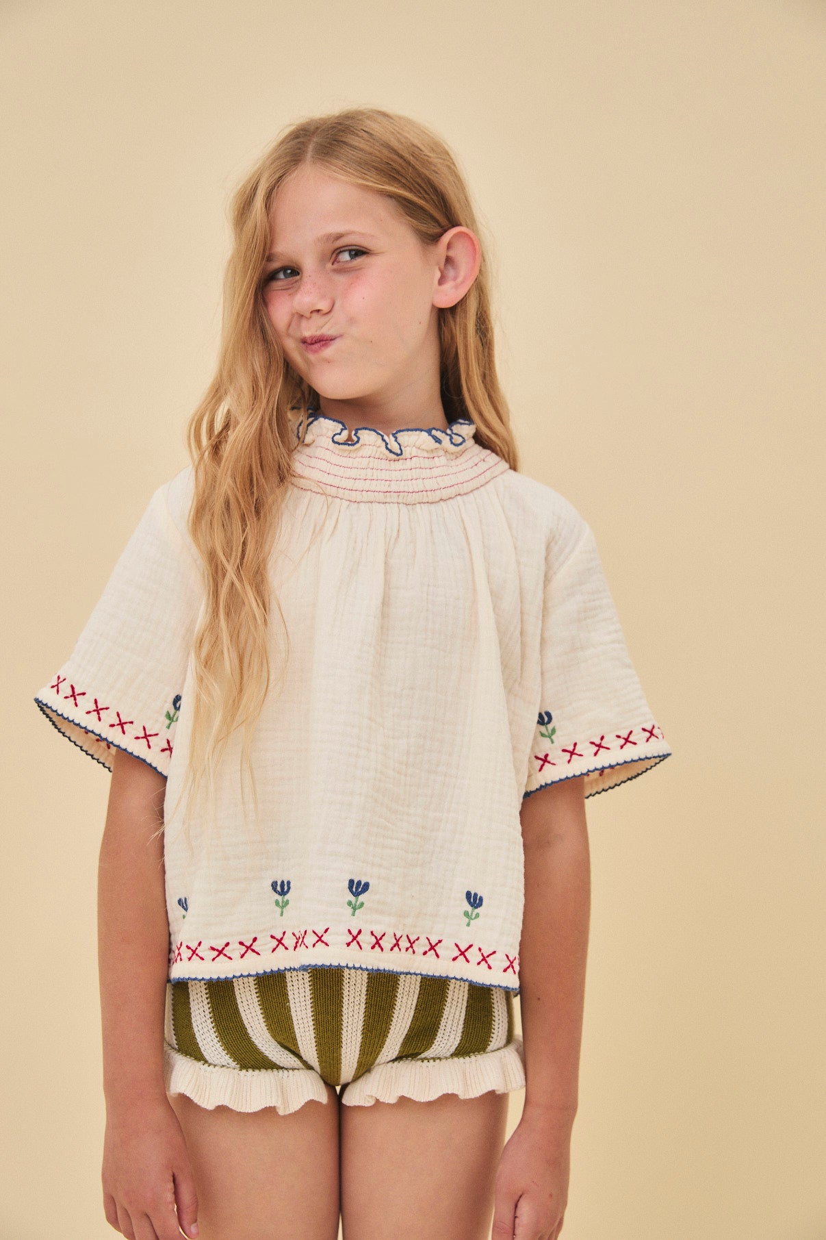 Tulipano embroidered blouse
