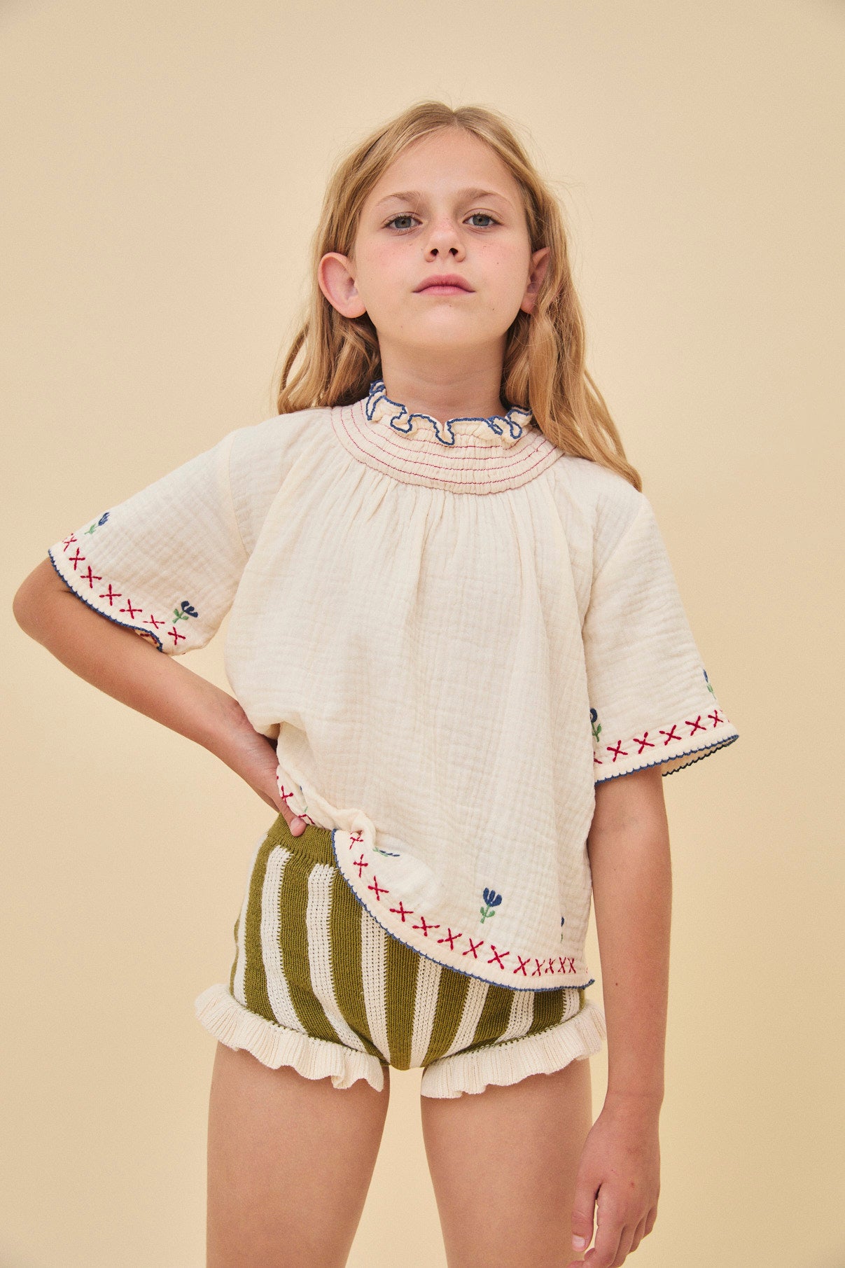 Tulipano embroidered blouse