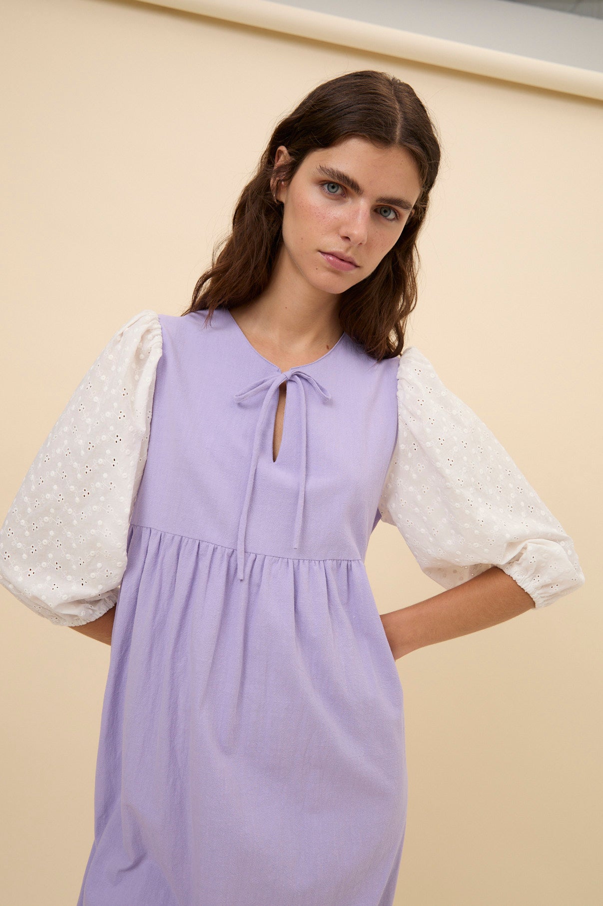 Woman Lavander dress