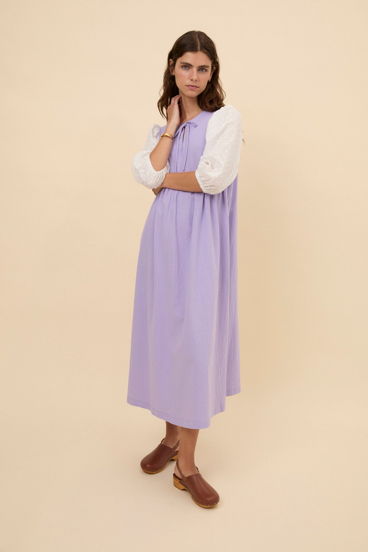 Woman Lavander dress