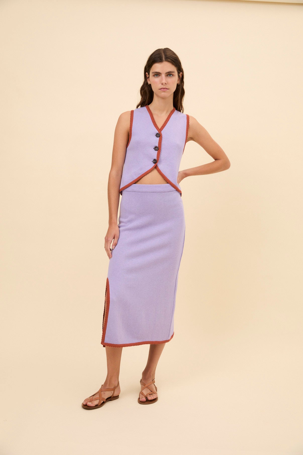 Woman Lavander vest
