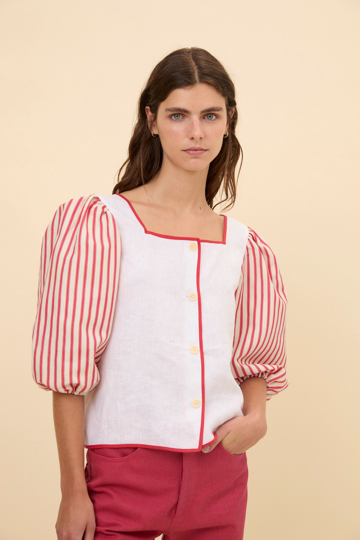 Woman Chamadoiro stripes blouse