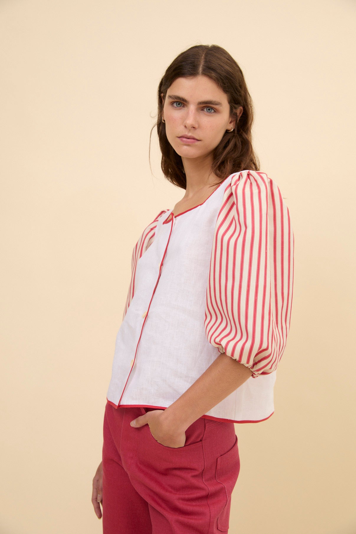 Woman Chamadoiro stripes blouse
