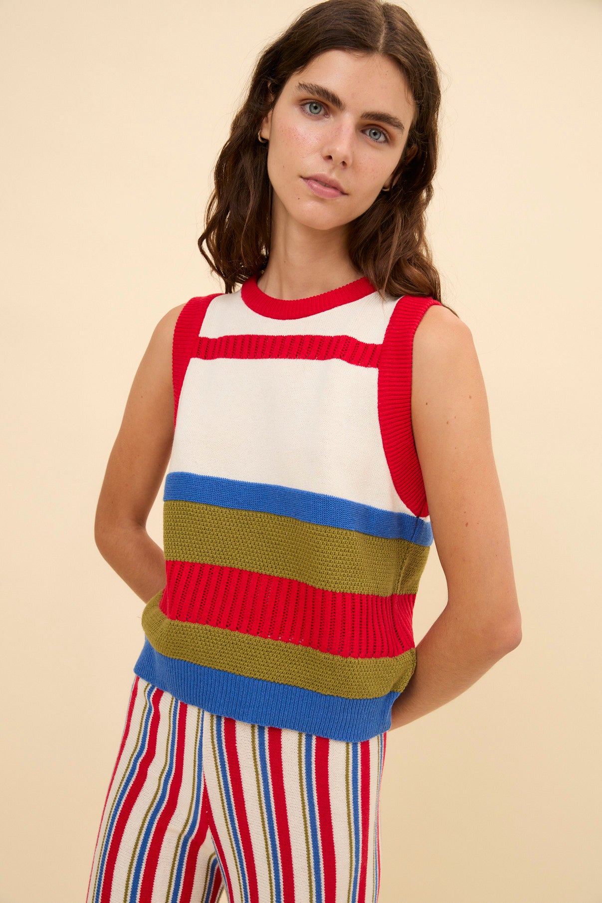 Woman Miranda stripes top