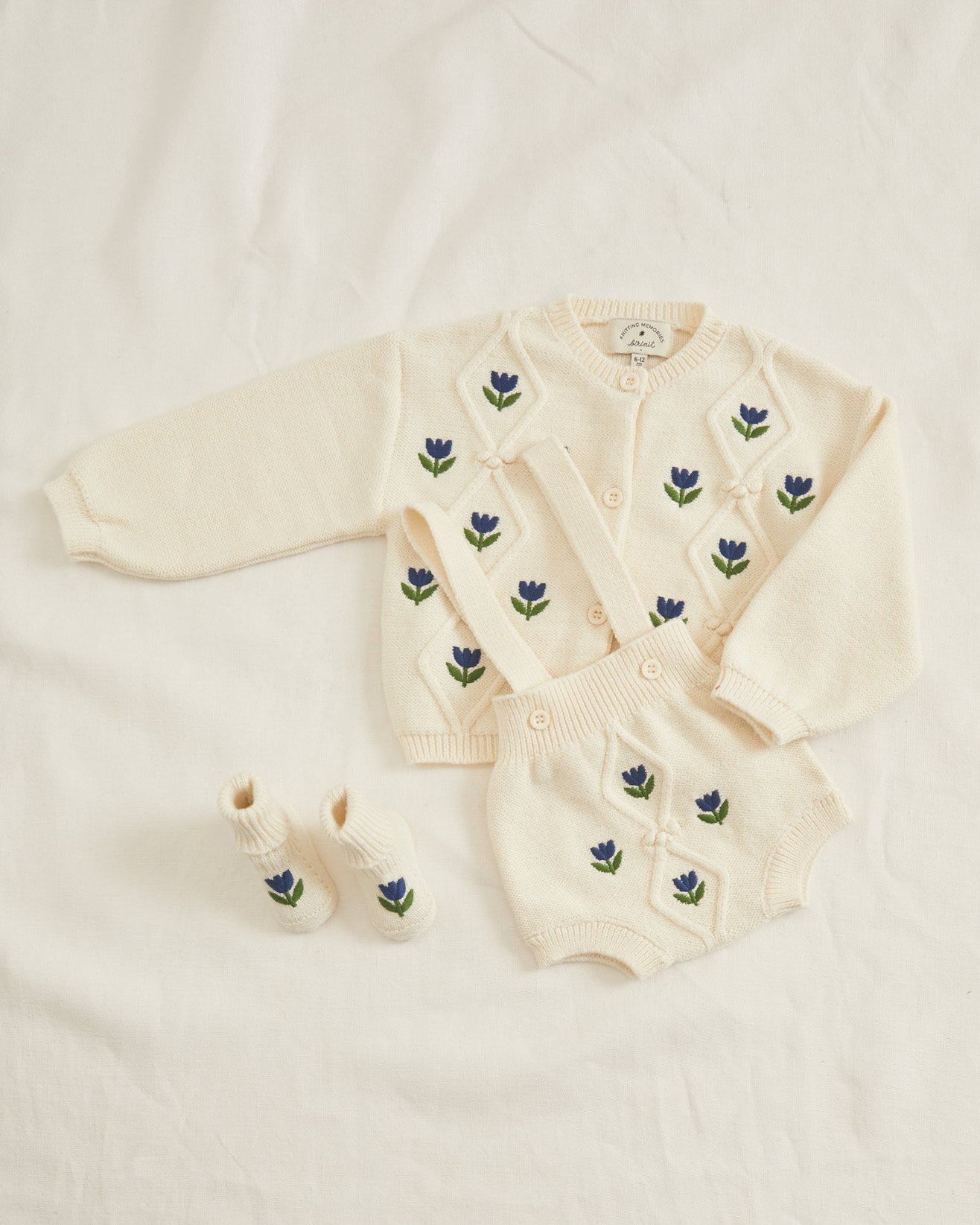 Tuli knit straps bloomer baby