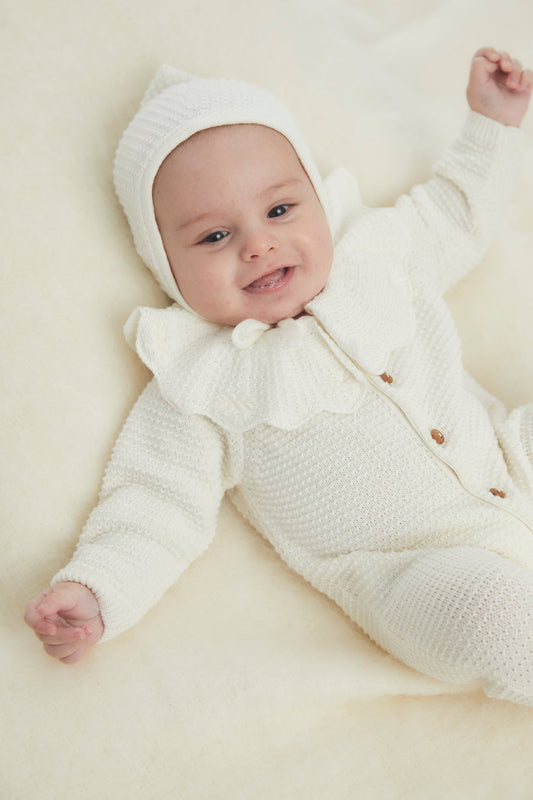 Capota punto cashmere new born