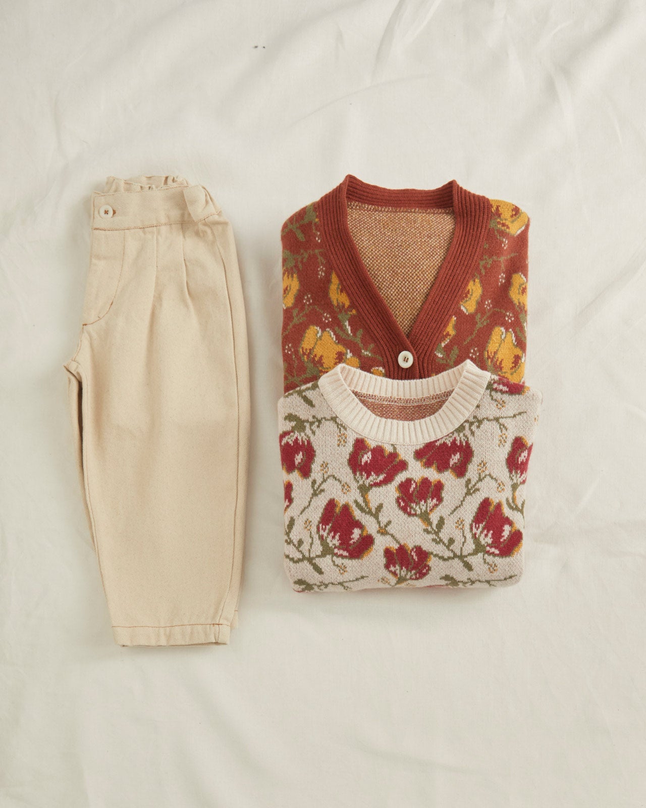 Lola flower knit sweater