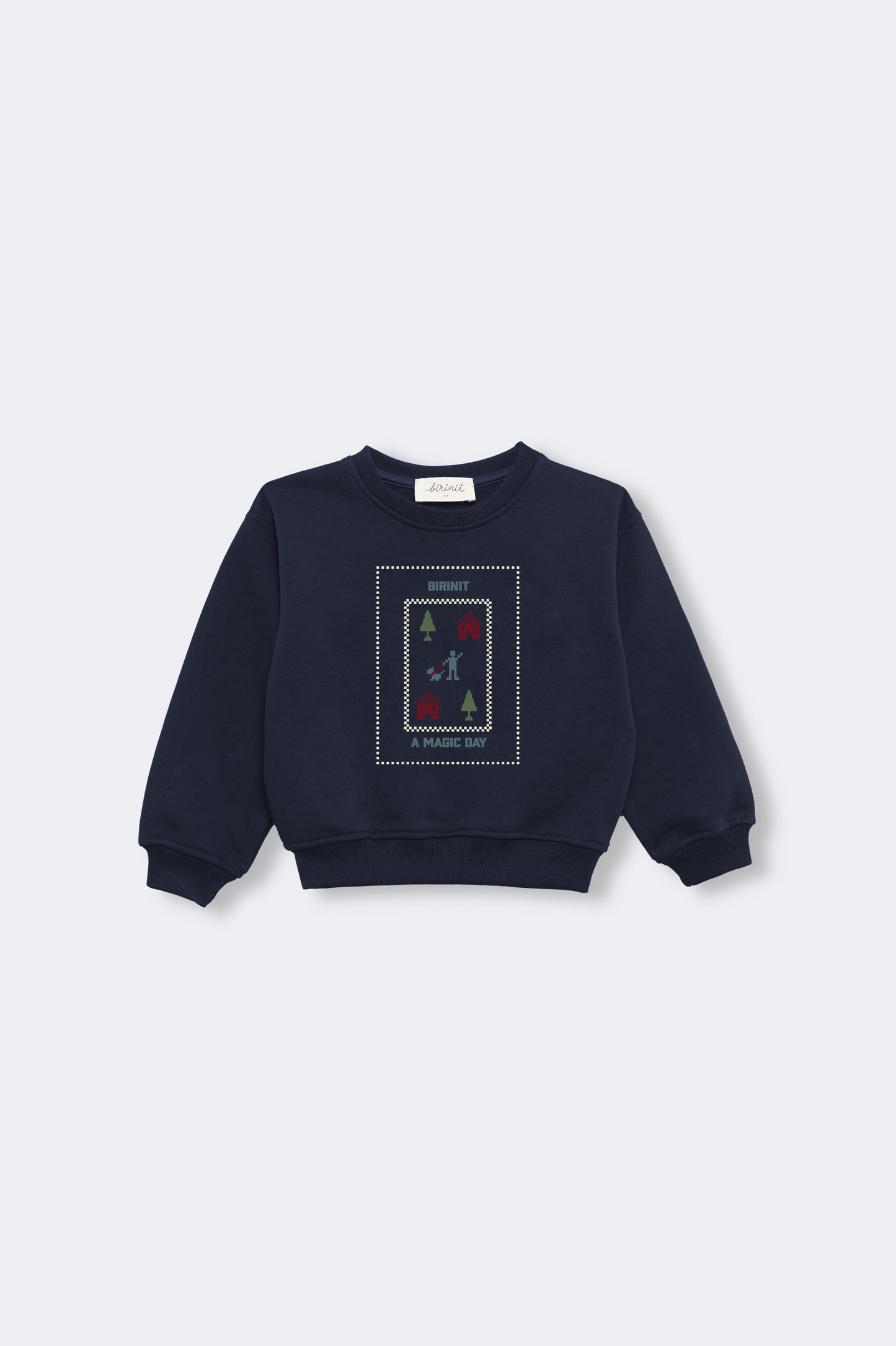 Sudadera azul Magic day bebé
