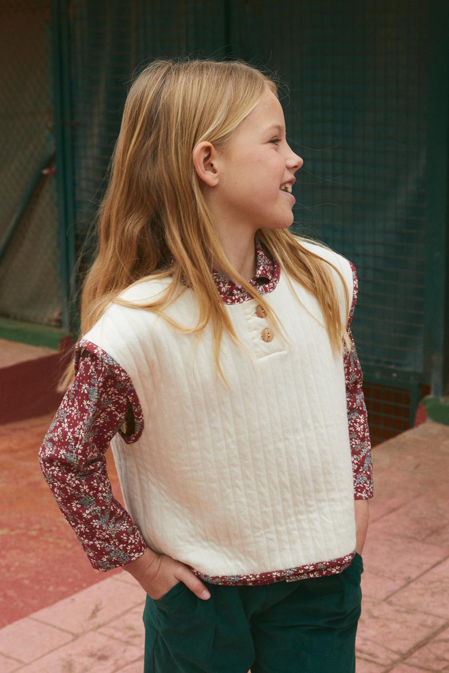 Hurlingham quilted vest kid