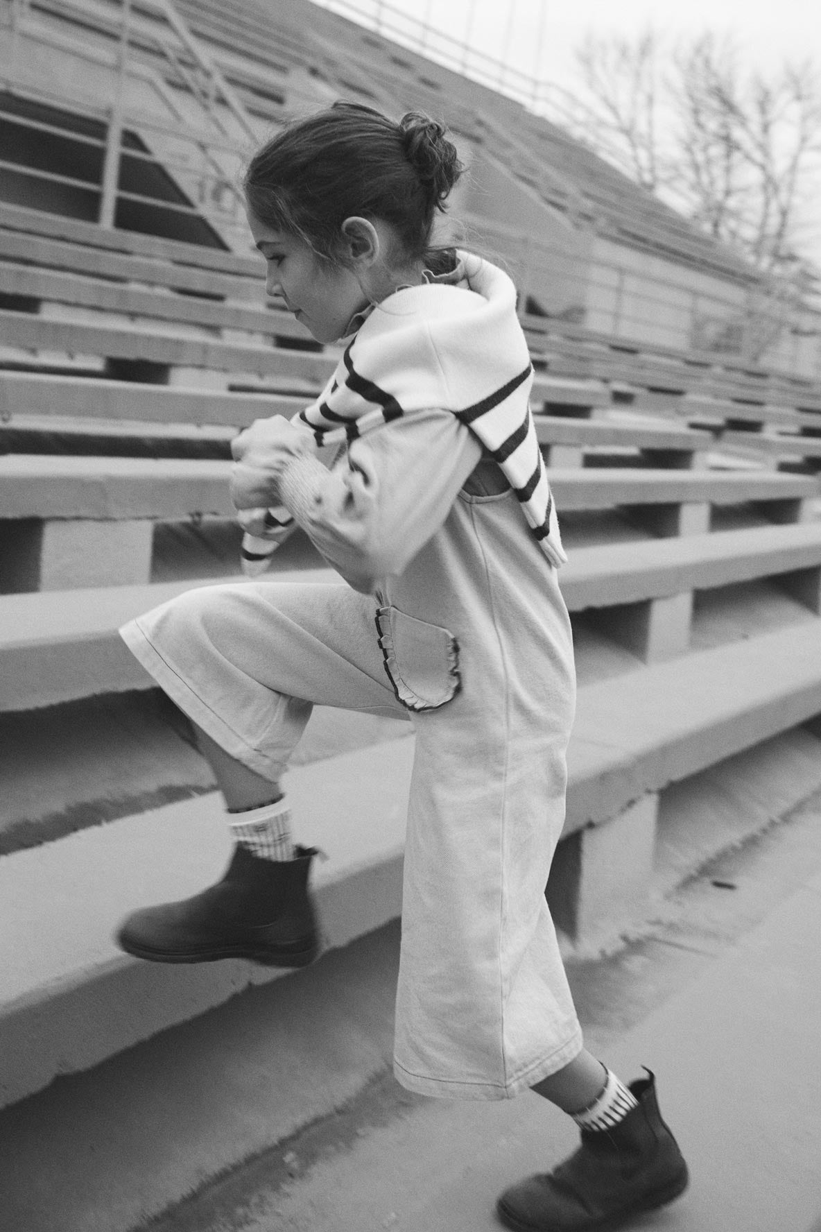 Marine stripes knit sweater kid