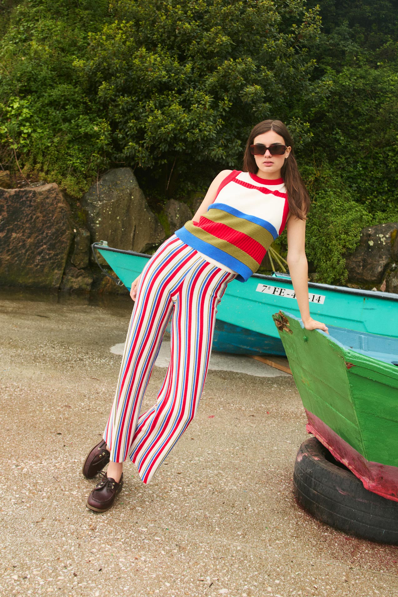 Woman Miranda stripes top