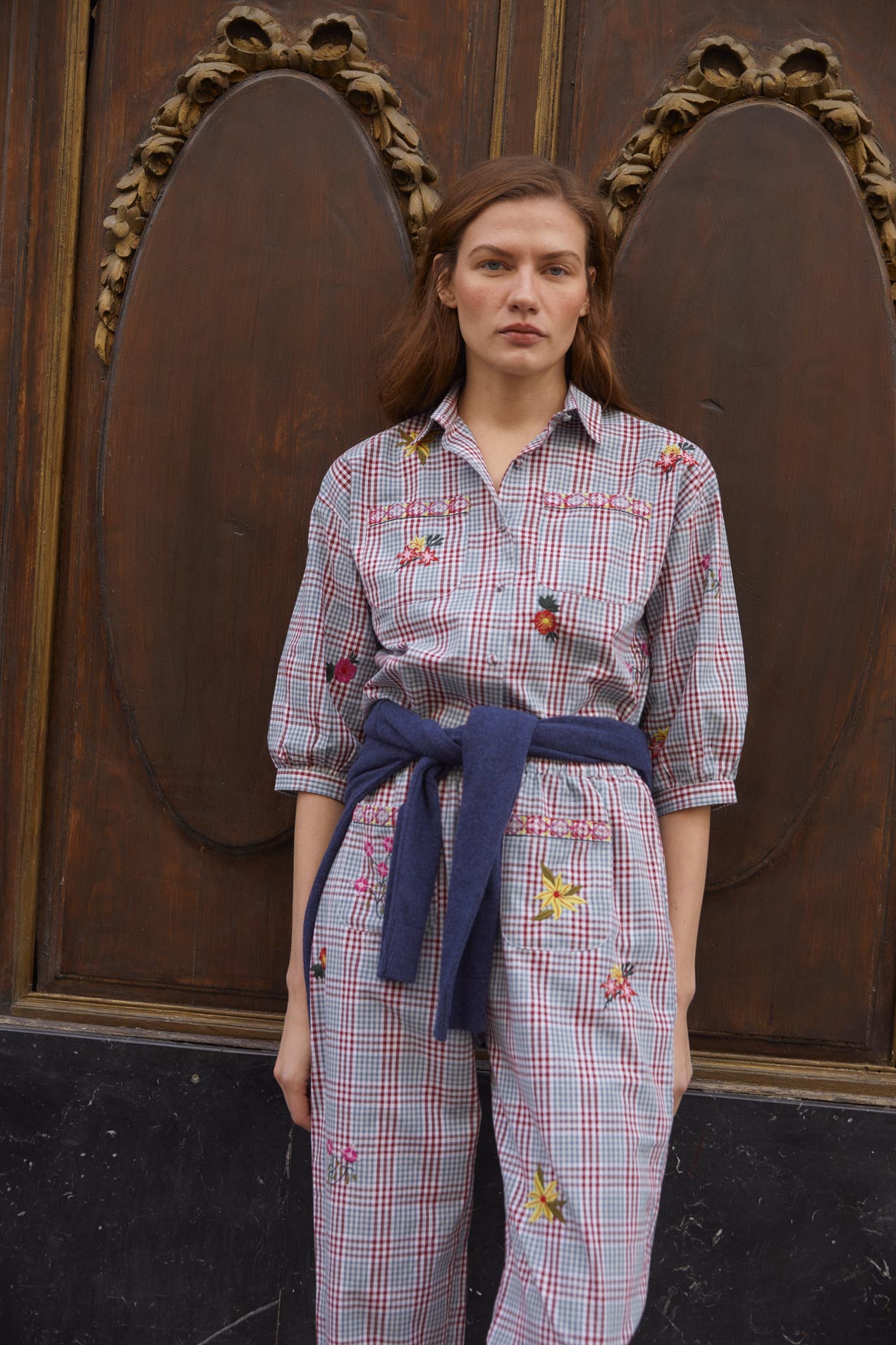 Woman Lob embroidered shirt