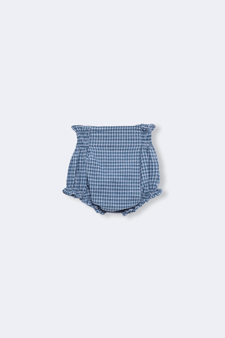Culetín alto vichy índigo recién nacido
