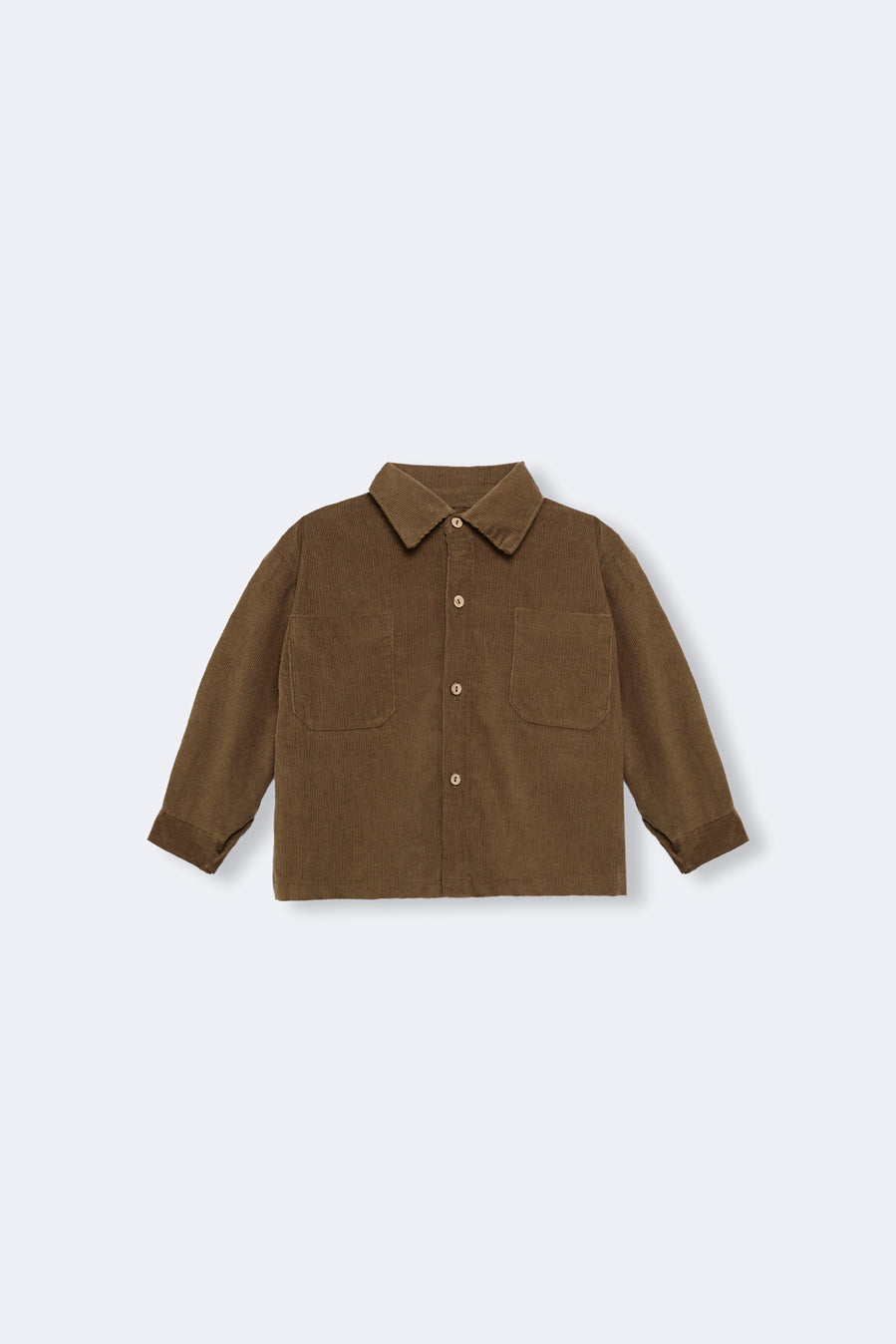 Camisa pana khaki bebé
